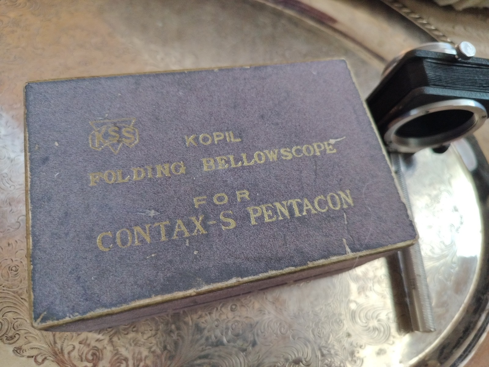 Vintage KSS Kopil Folding Bellowscope for Contax-S Pentacon