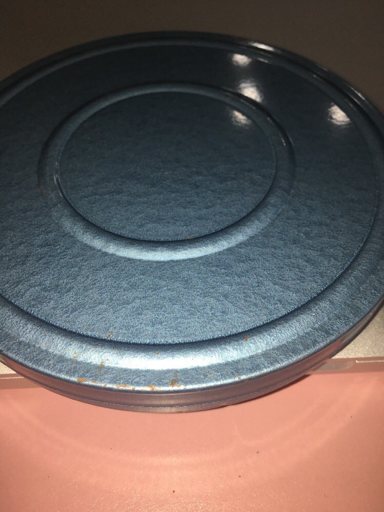 💕Vintage Film Reel 8mm Reel Blue METAL 200 Ft COMPCO Chicago USA 💕Art Project