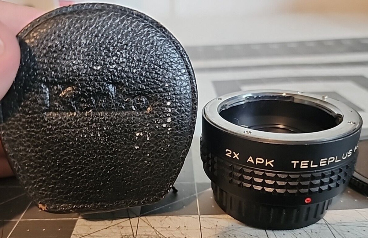 VINTAGE Kenko 2x APK Teleplus MC4 Teleconverter Extender Pentax K From JAPAN