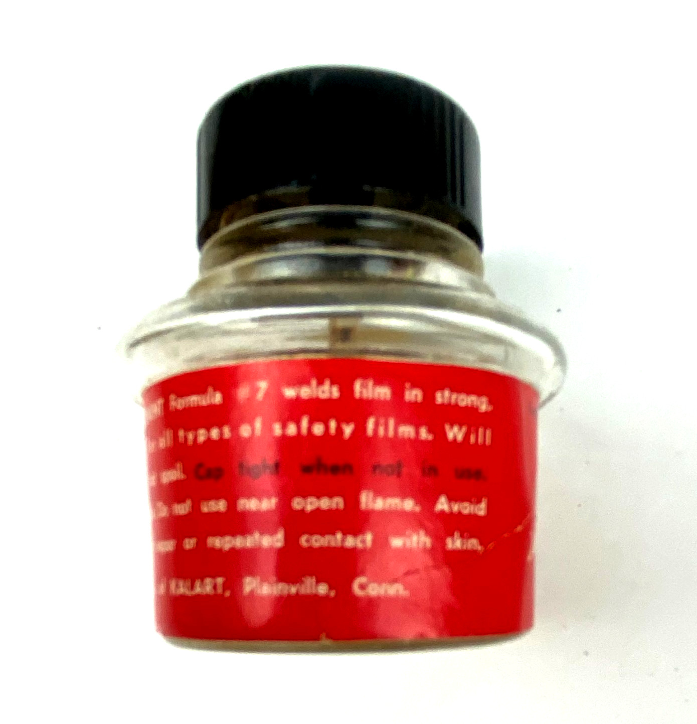 Vintage Craig Film Cement Glass Bottle w Original Box 8mm 16mm Editing