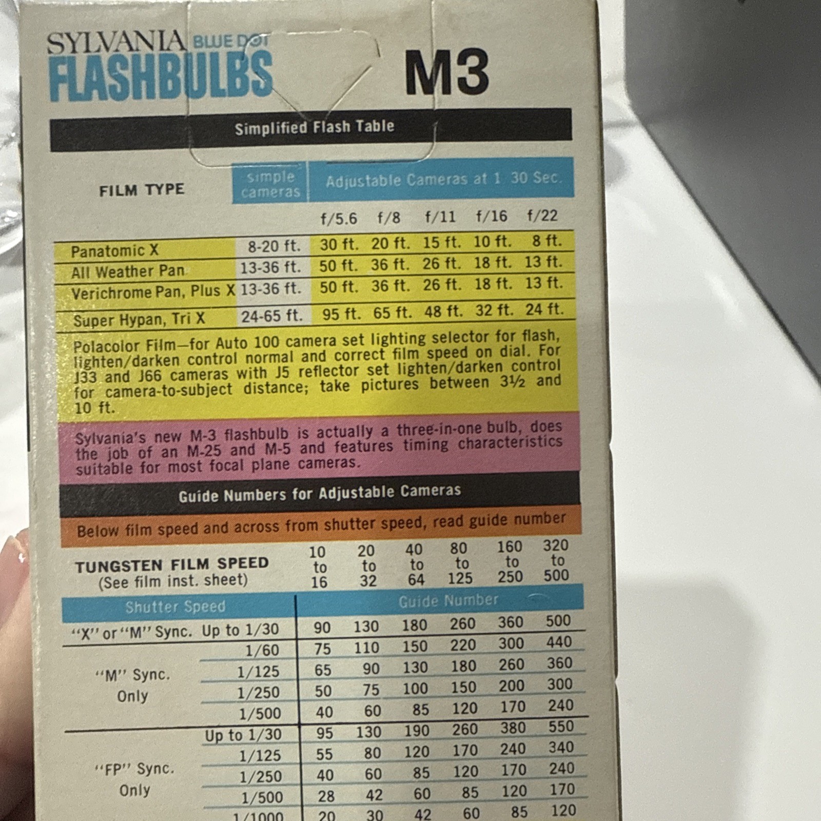 CLEAR FLASHBULBS Sylvania M3 Lot of 4 boxes of 12 Each NOS