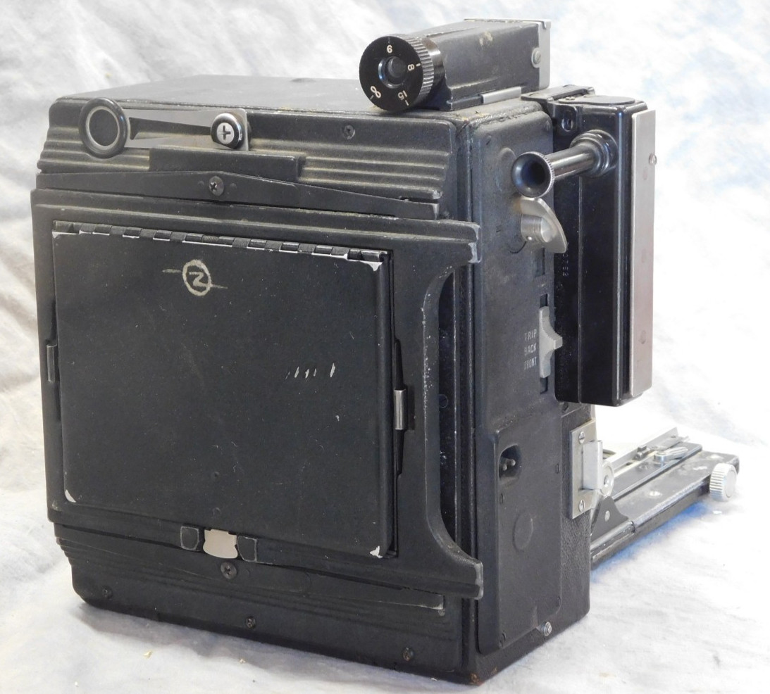 Vintage Pacemaker Speed Graphic 4×5 w/ 203mm f/7.5 Graflex Optar READ!