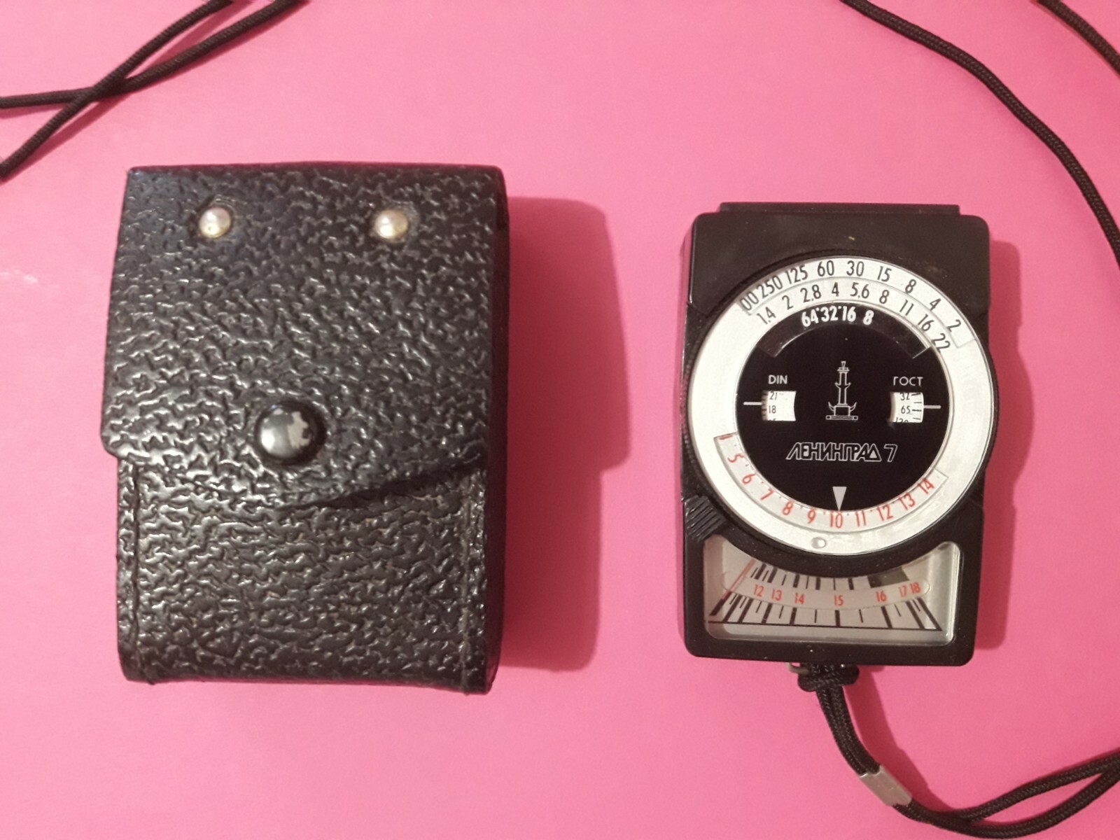 USSR light meter Leningrad 7 Analog Photography Film Exposure. Soviet Union 1980