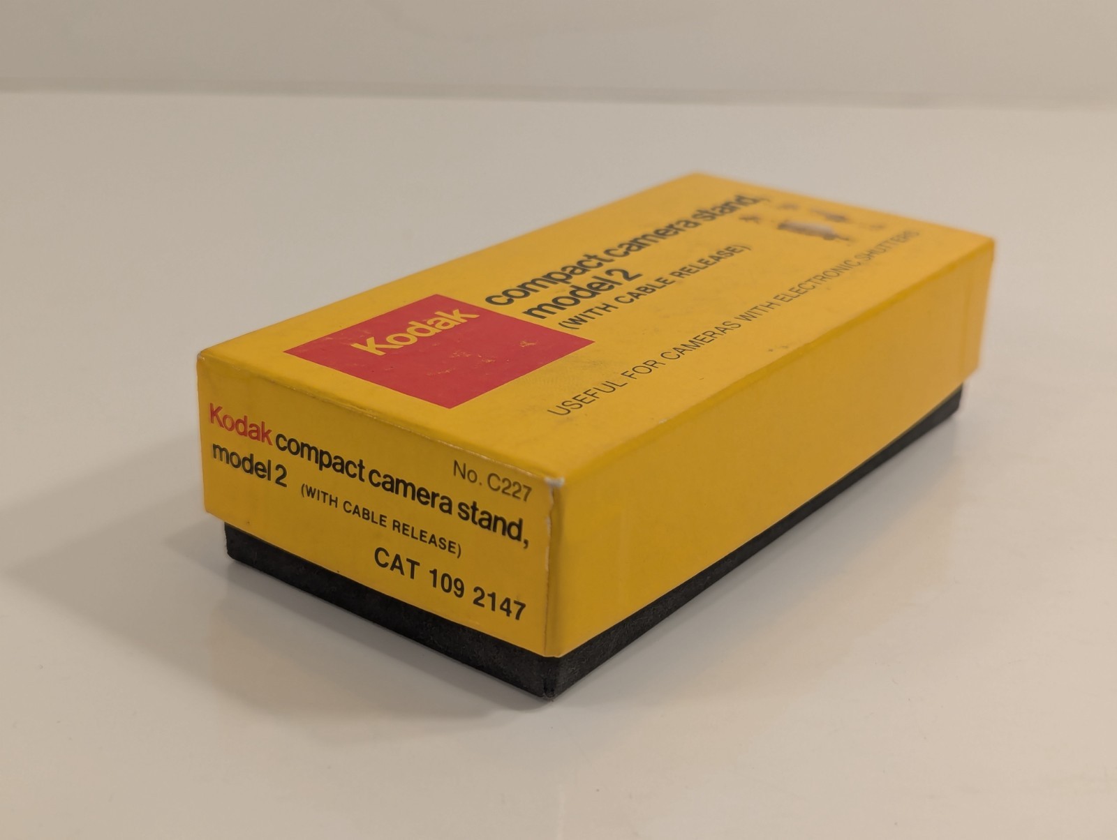 Vintage Kodak Compact Camera Stand model 2 with cable release, box, instructions