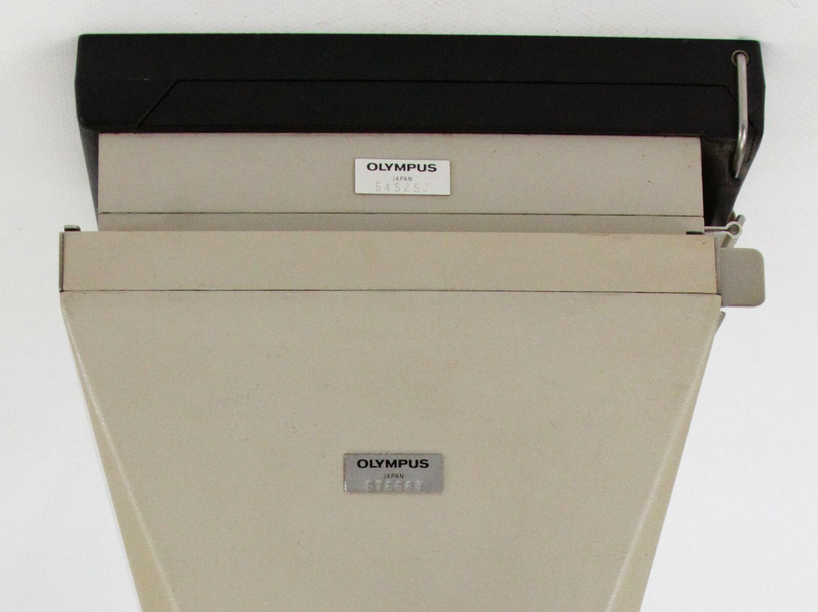 vintage Olympus manual photographic camera system unit parts with Polaroid back