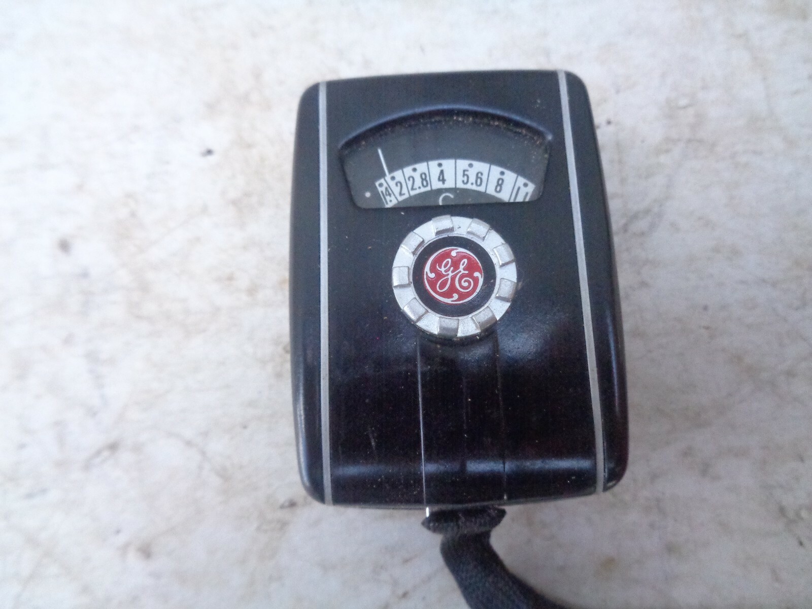 Vintage General Electric Mascot Light Exposure Meter PR 30 with Leather Case GE