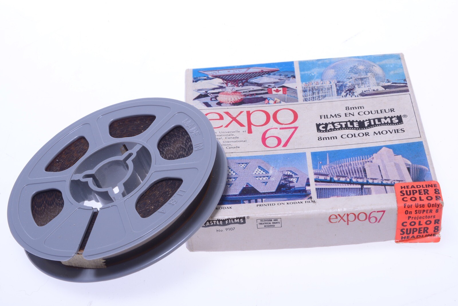 ✅ KODAK CASTLE FILMS EXPO ‘1967′ MONTREAL CANADA 8MM COLOR FILM MOVIE 65
