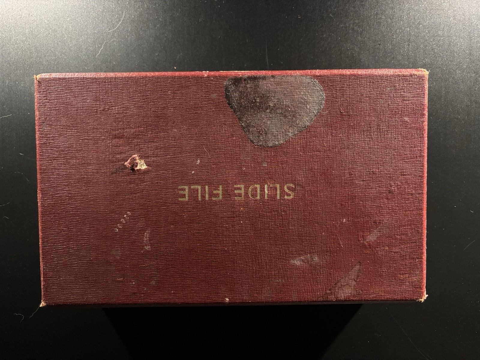 Vintage Barnett & Jaffe Projector Slide Case Pennsylvania Red Box 100 Slots