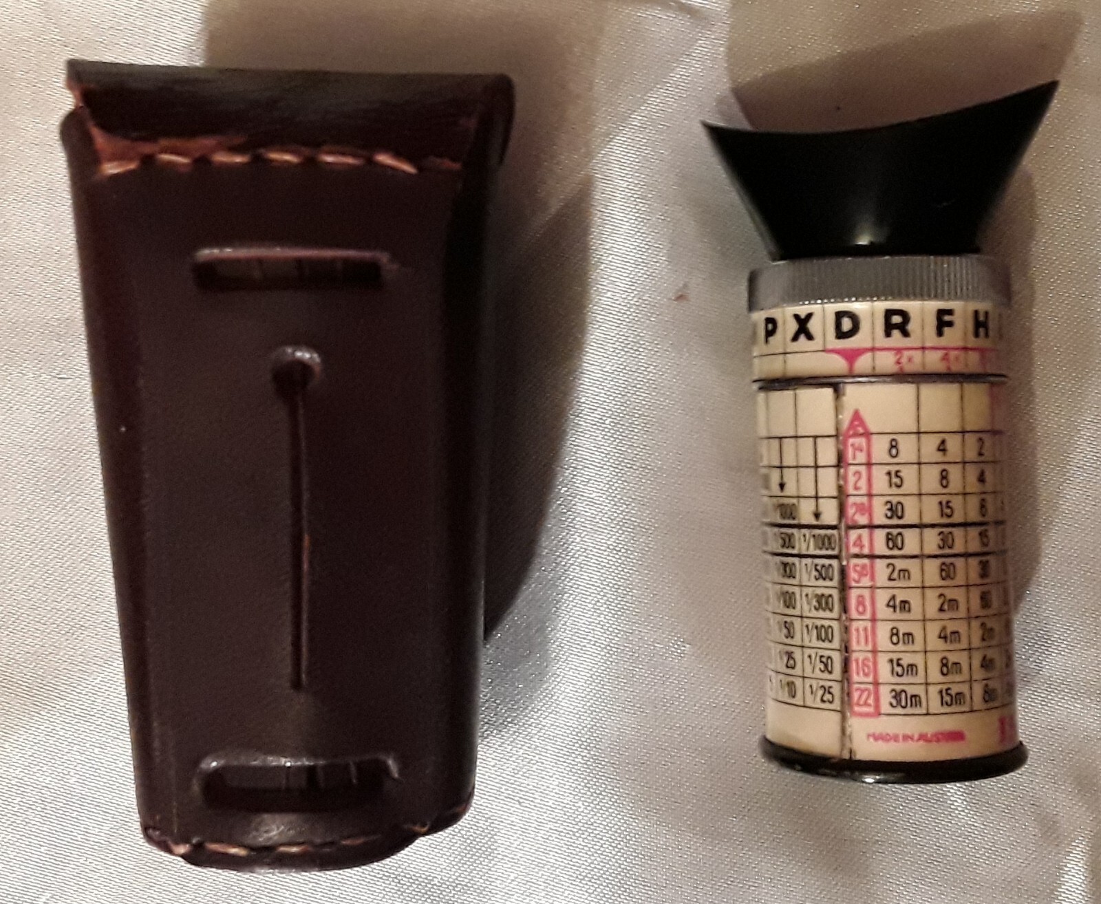 DREM INSTOSCOPE SCHEINER Extinction Meter with Leather Case – Made In Austria