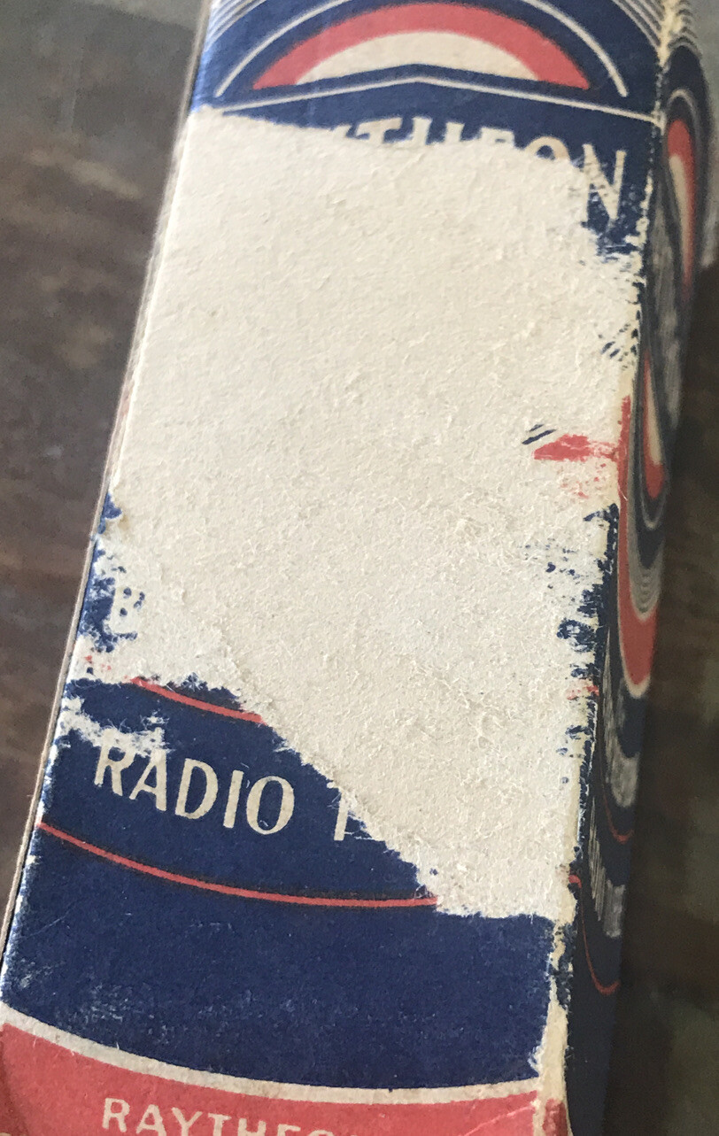 Vintage Raytheon Electric Radio Tube 7Y4 IN BOX