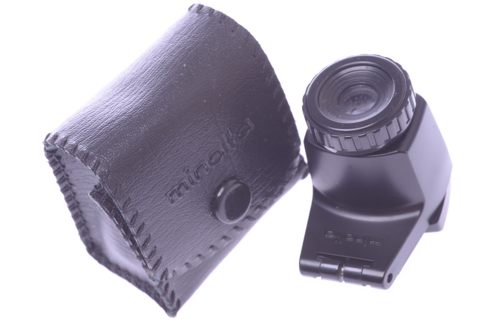 ✅ MINOLTA MACRO MAGNIFIER VN FINDER FOR 35MM SLR CAMERA W/ ADAPTER & POUCH