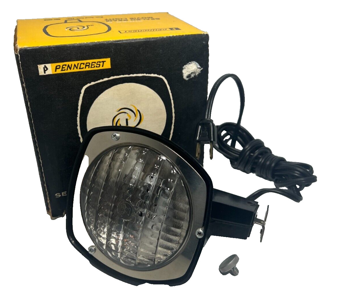 Vintage Penncrest Super 8 Sealed Beam Movie Light CatNo 824 4508, Tested
