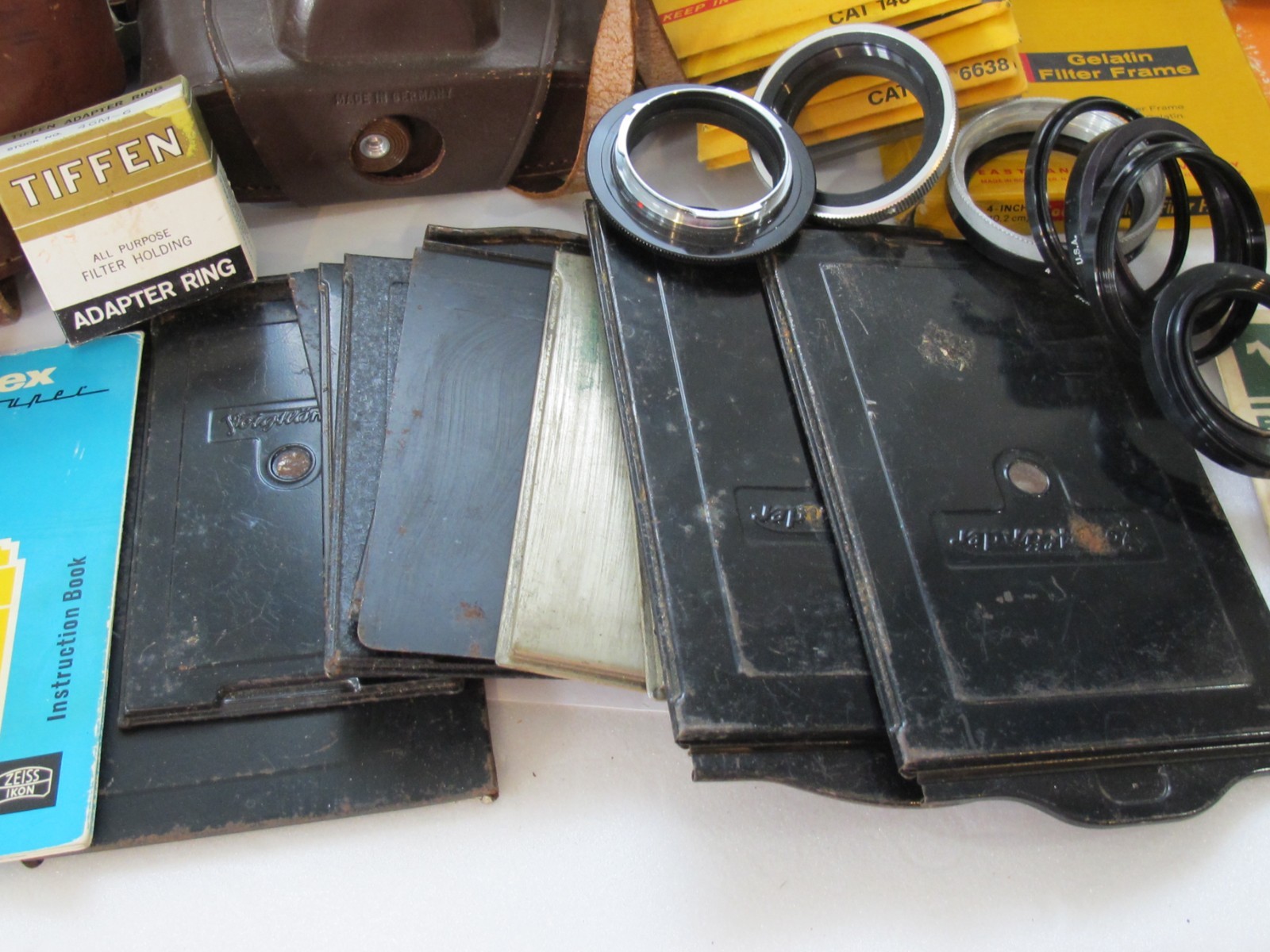 LOT Agfa Karat 36 Zeiss Voigtlander Ihagee Case Manual Film Holder Mixed Group
