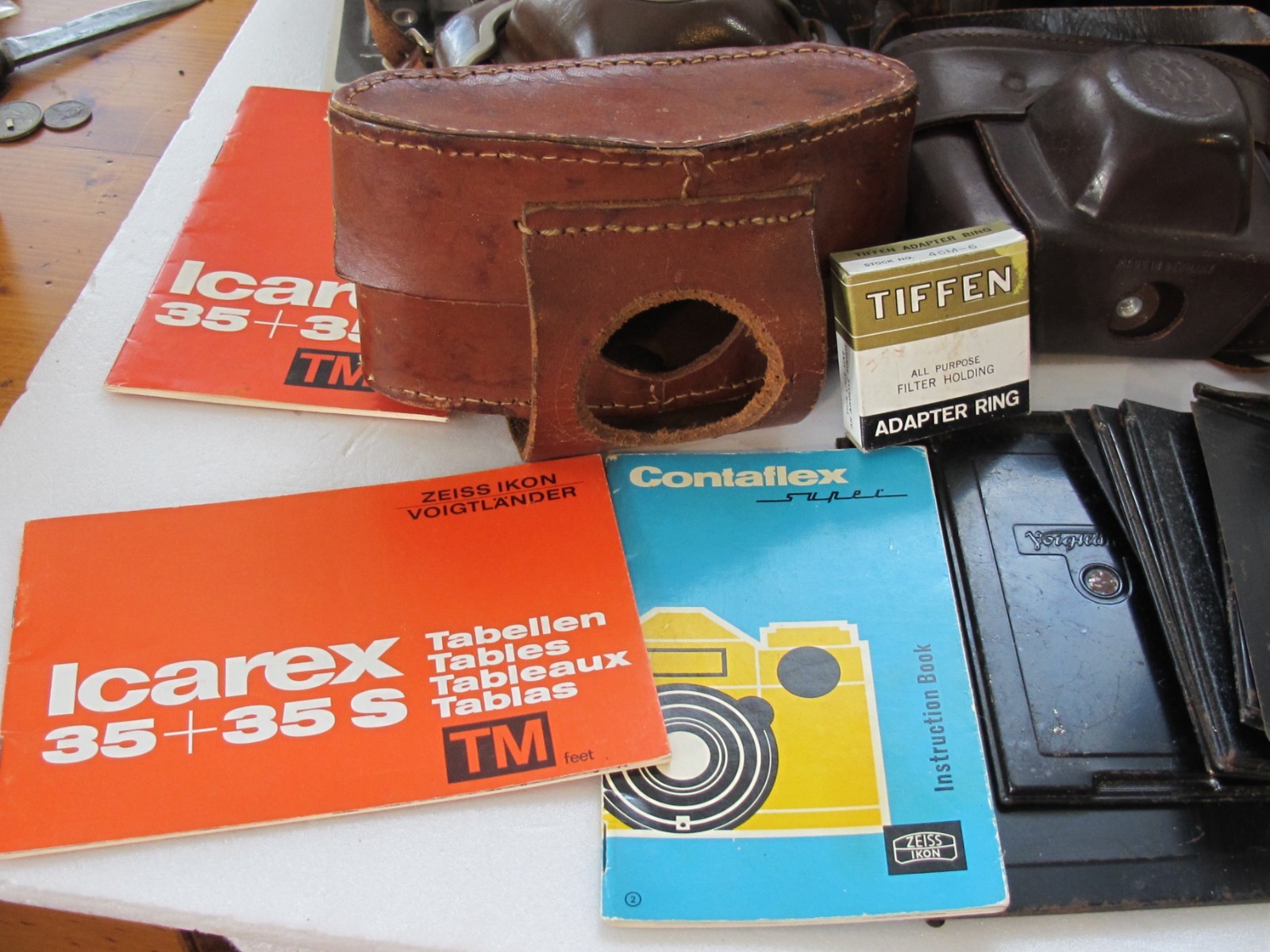 LOT Agfa Karat 36 Zeiss Voigtlander Ihagee Case Manual Film Holder Mixed Group