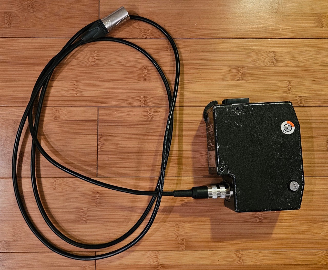 Bolex MST (6-pin) Power Cable w/ Switch, 4-pin XLR Male, ~2m (6.6ft)