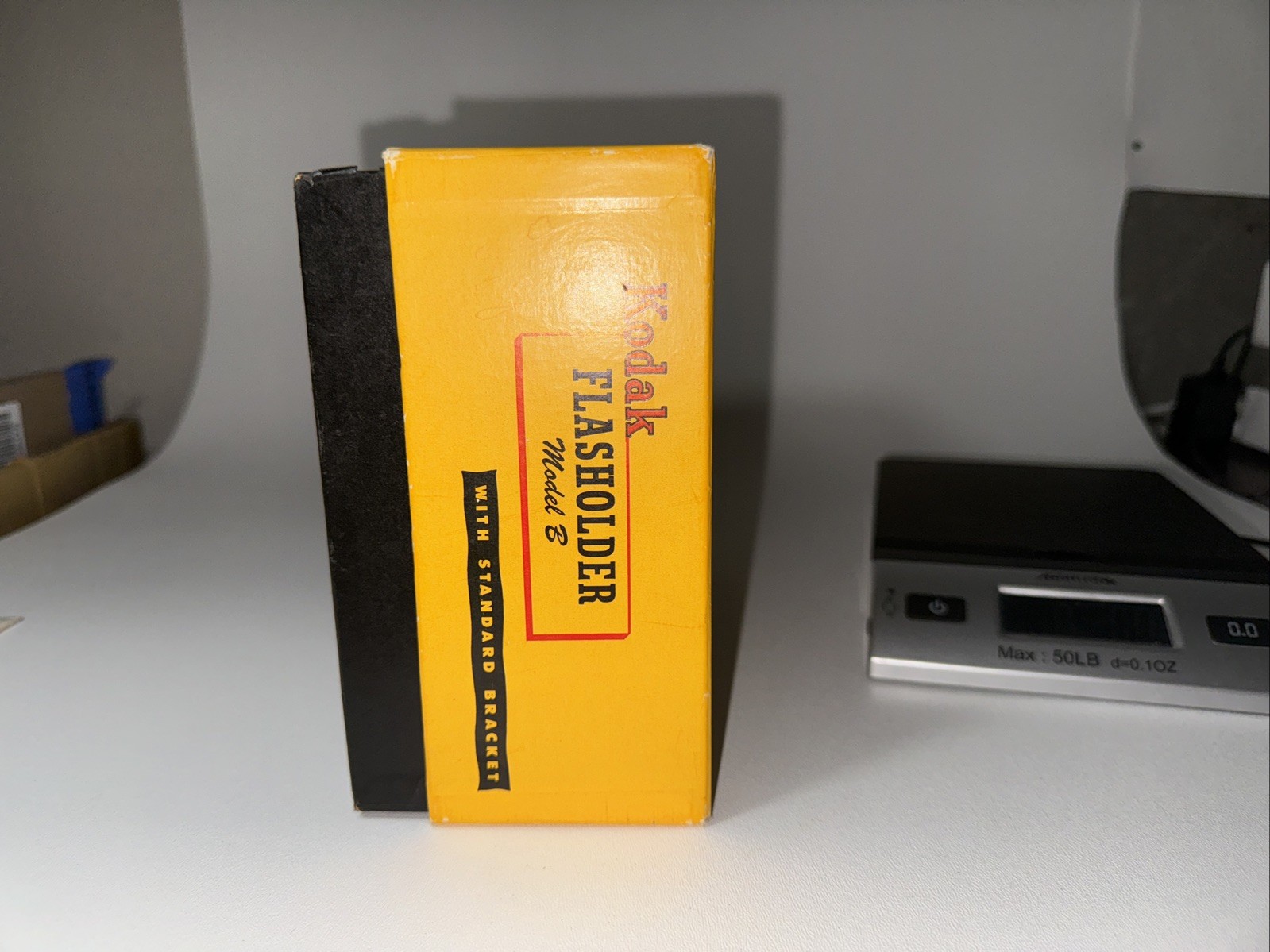 1950s Kodak Flash Holder Model B w/ Standard Bracket Original Box | NO bulb
