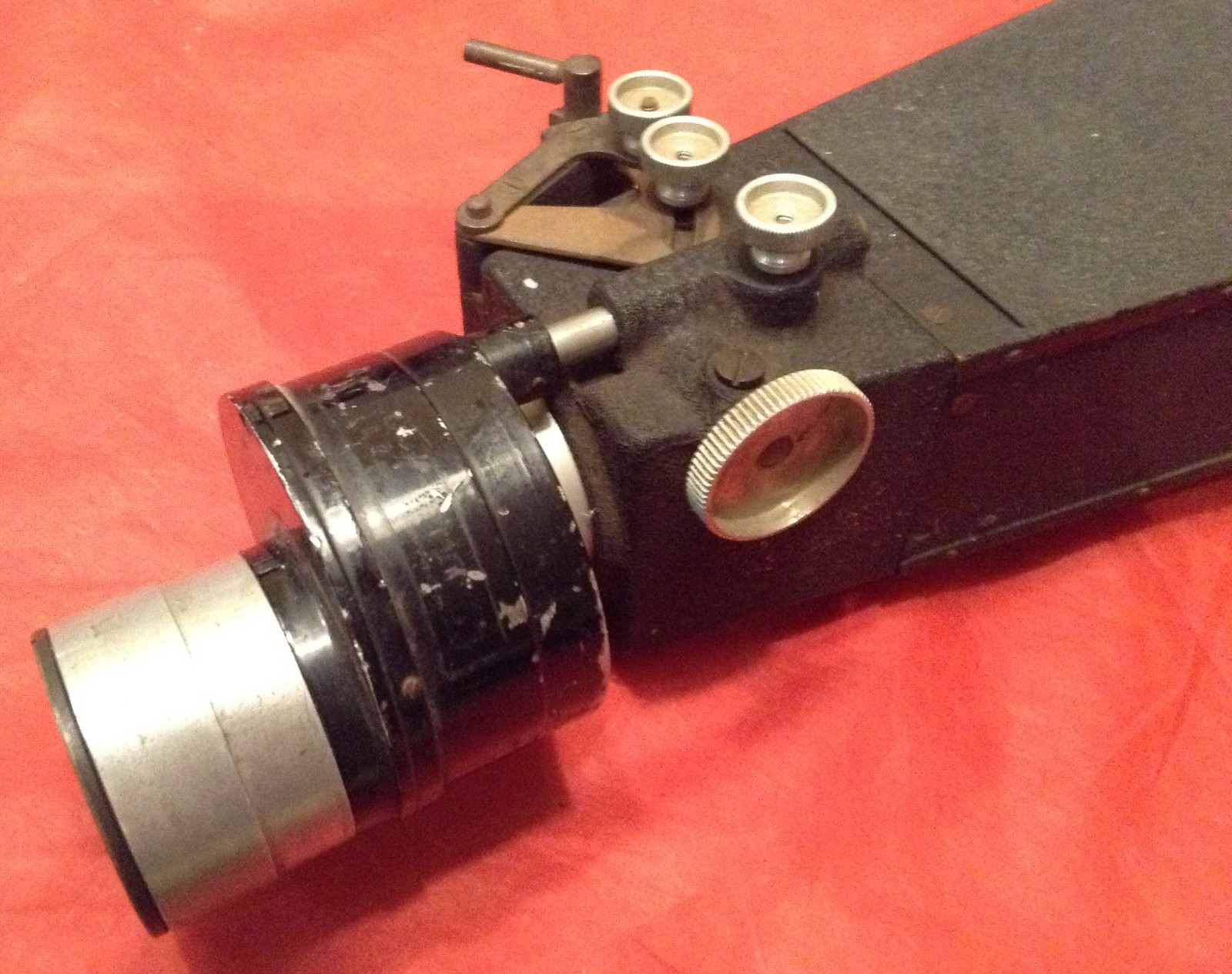 Vintage Mitchell Direct Image View Finder for 16mm Cine Camera