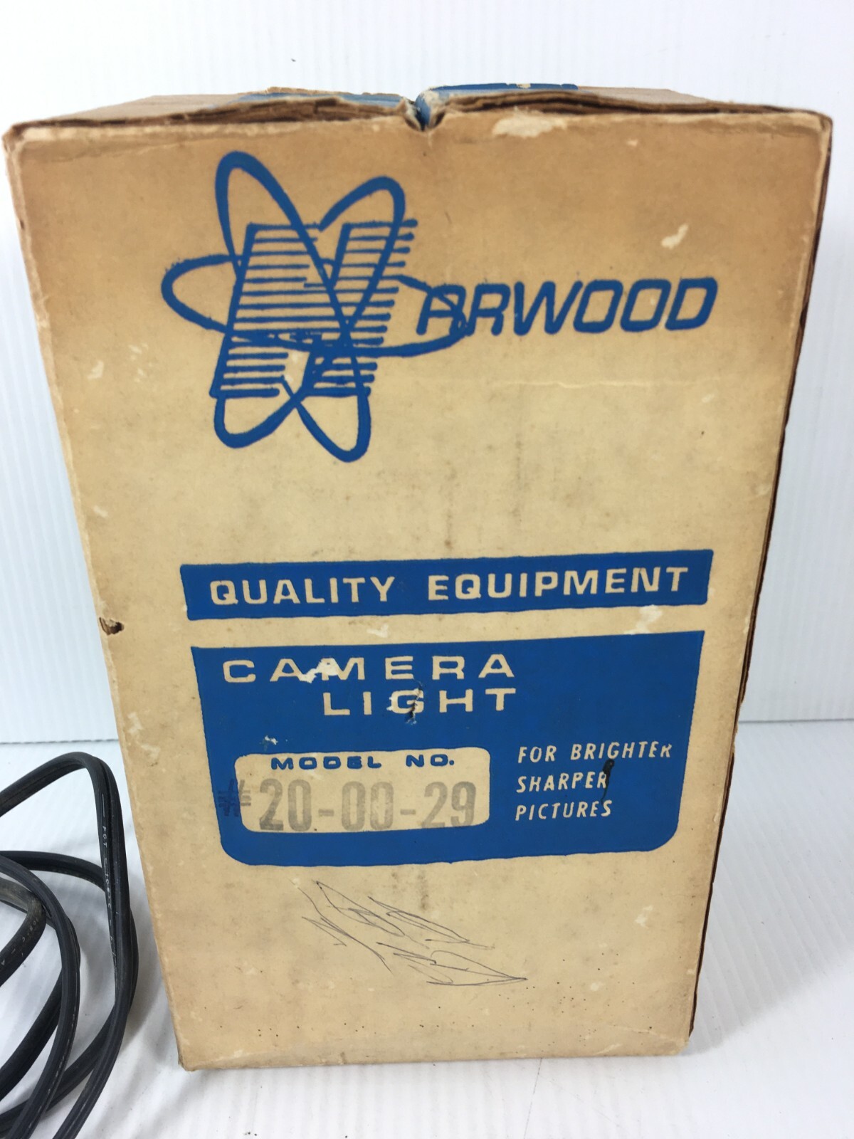 Vintage Harwood XR6 Movie Camera Light USA Original Box Bulb Tested