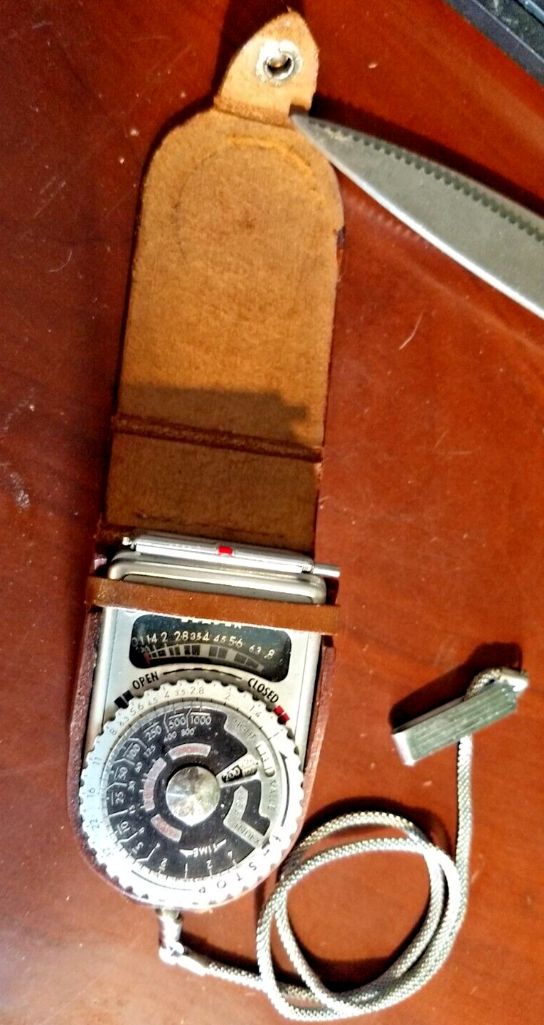 Vintage Sekonic LEADER L-6 L-VI Photography Light Meter Classic Design with Case