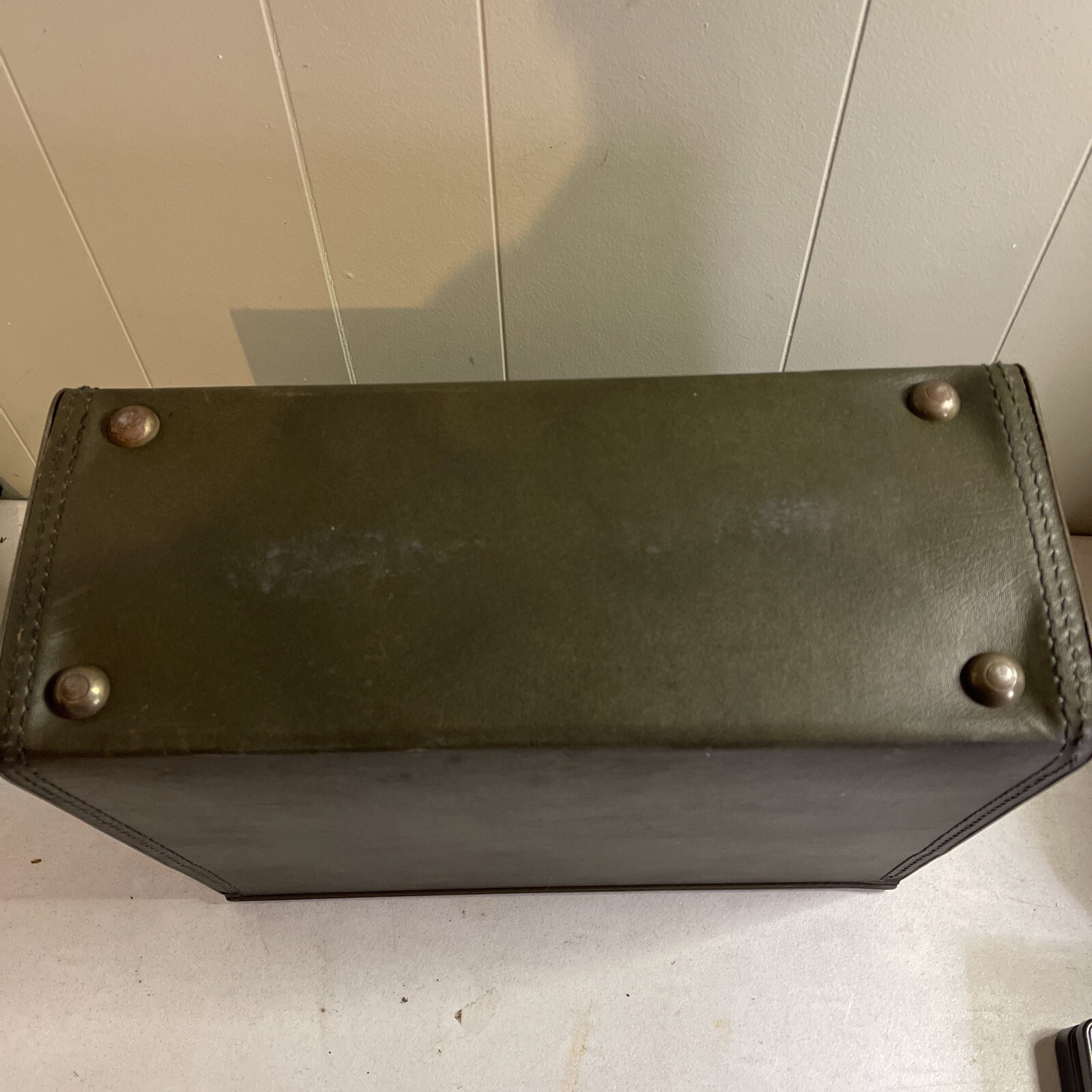 Vintage Del MonteSoftone Tufide Faux Leather Vinyl Coated Locking Carrying Case