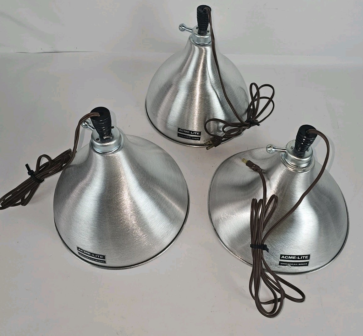 Vtg Acme-Lite Senior Litepak Triangle Lighting System Studio Kit w/ Case & Stand