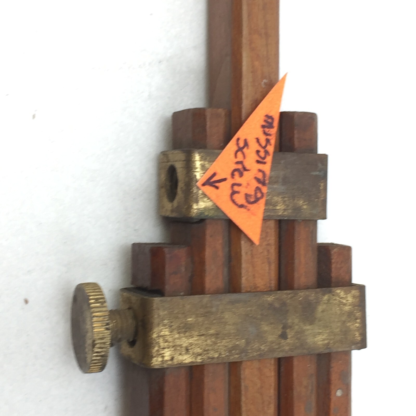 Antique 3-Part Camera Tripod Legs, Wood, Folding, Some Damage