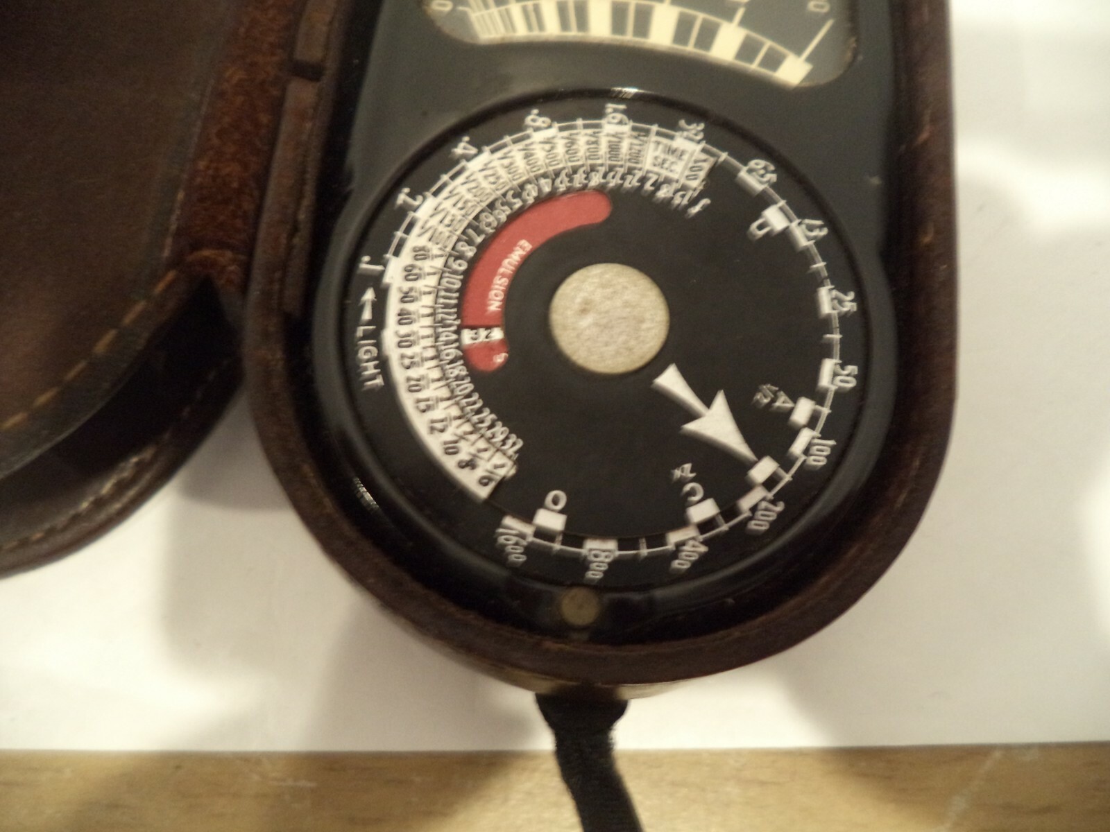 VINTAGE WESTON MASTER II WESTERN ELEC.INST.CORP UNIVERSAL EXPOSURE METER +CASE