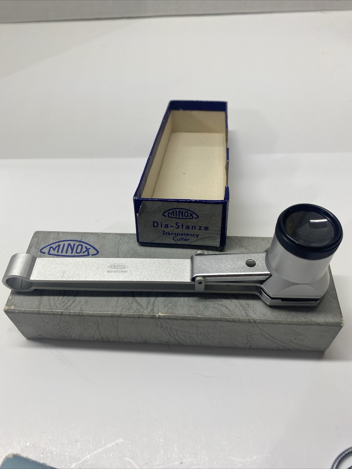 Minox Mint Transparency Magnifier Slide Cutter Viewer Dia-Stanze Transparent