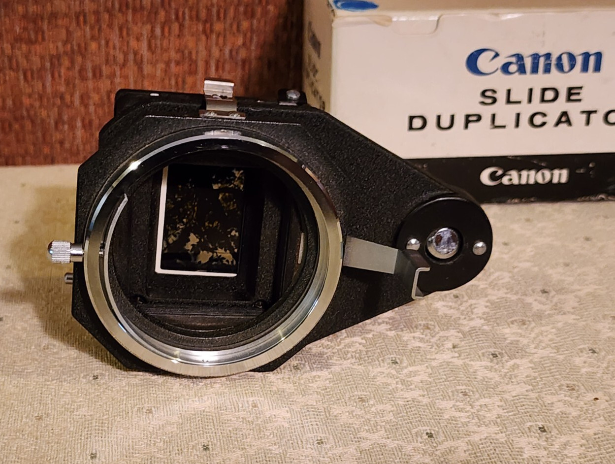 Vintage Canon Slide Duplicator No 55 Mount In Original Box Made In Japan *Read*