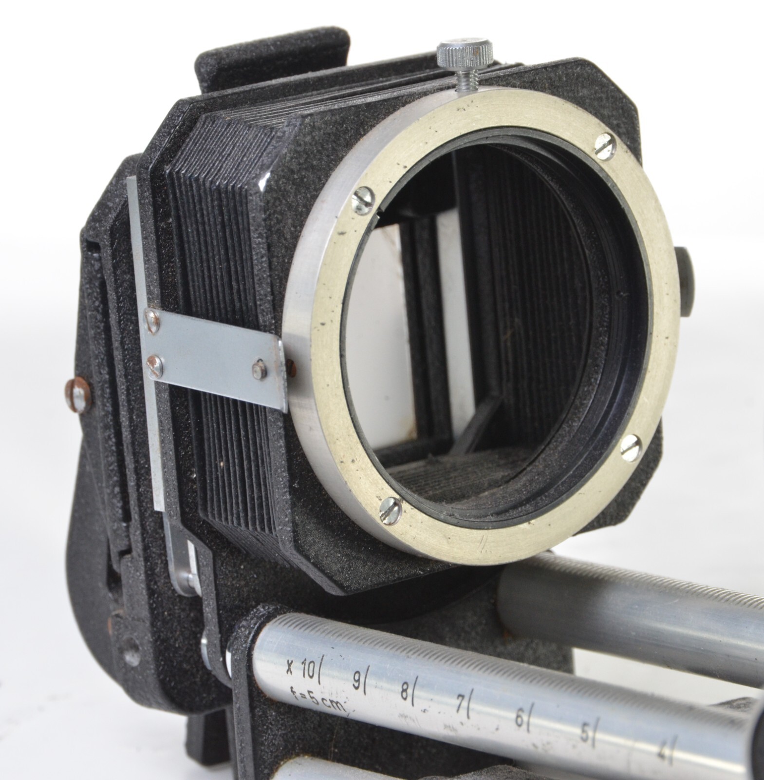 VINTAGE NOVOFLEX Bellows with focus rail and Slide Copying attachment-READ