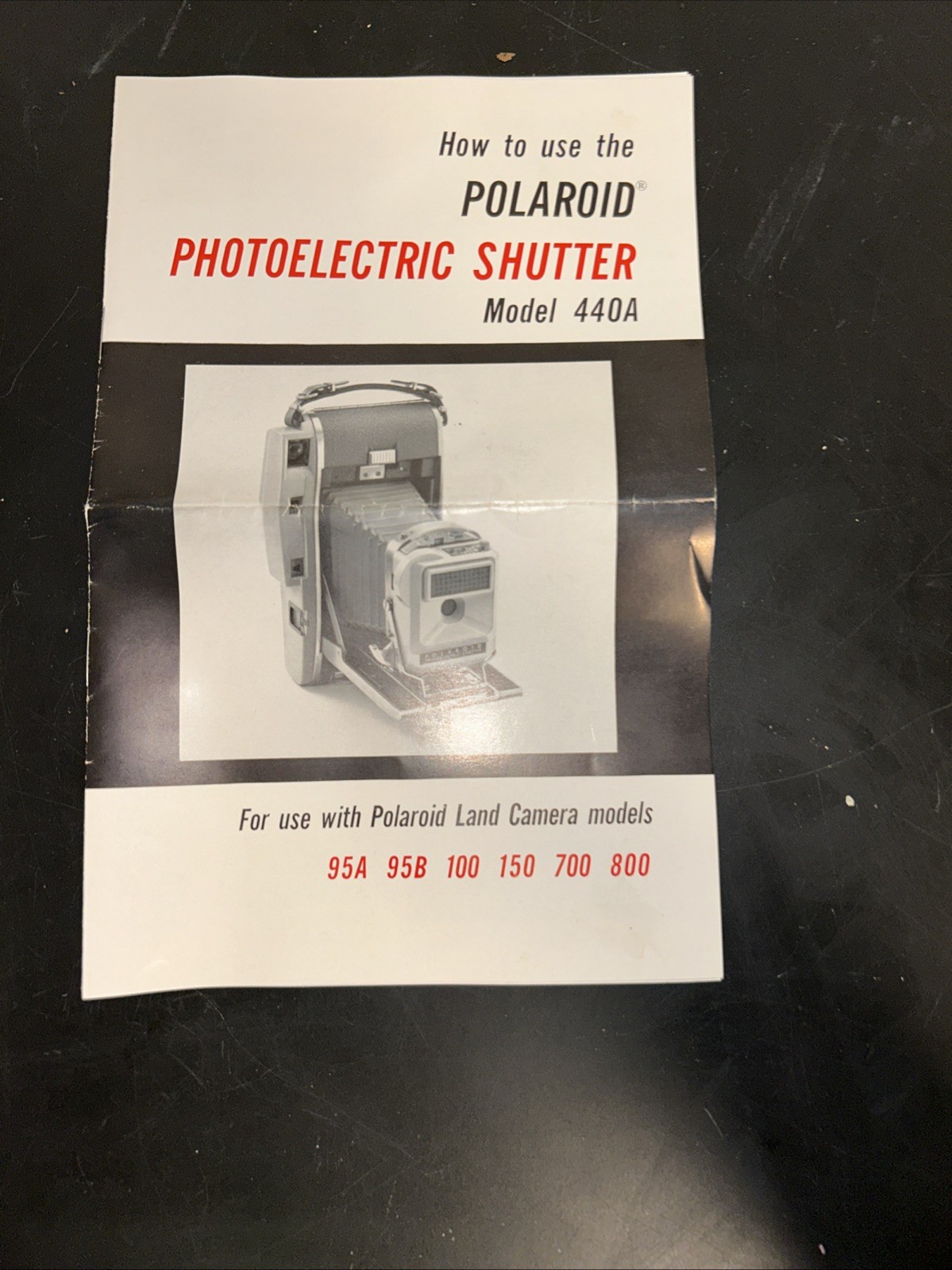 Vintage Polaroid Photoelectric Shutter #440A w/Original Box – Un-Tested