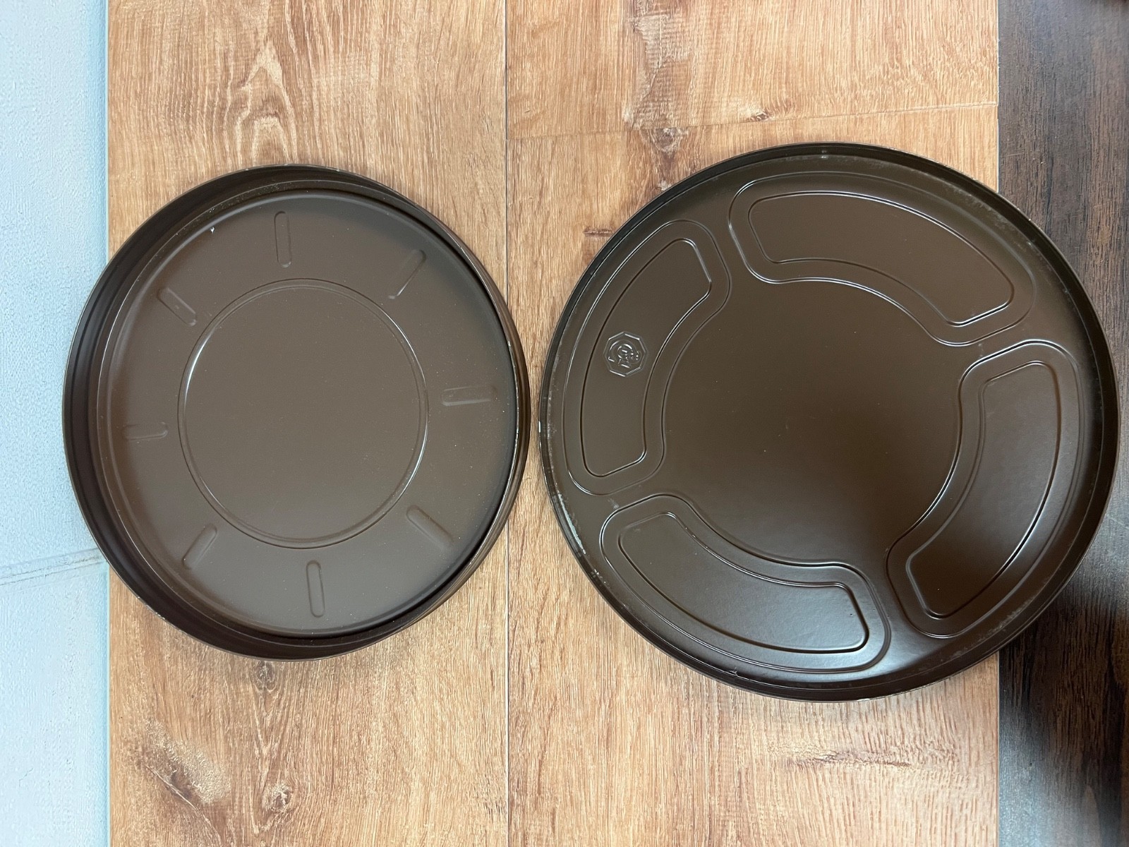 Lot of 3 EMPTY/No Reel Vintage Film Canisters: 2 Metal & 1 Plastic