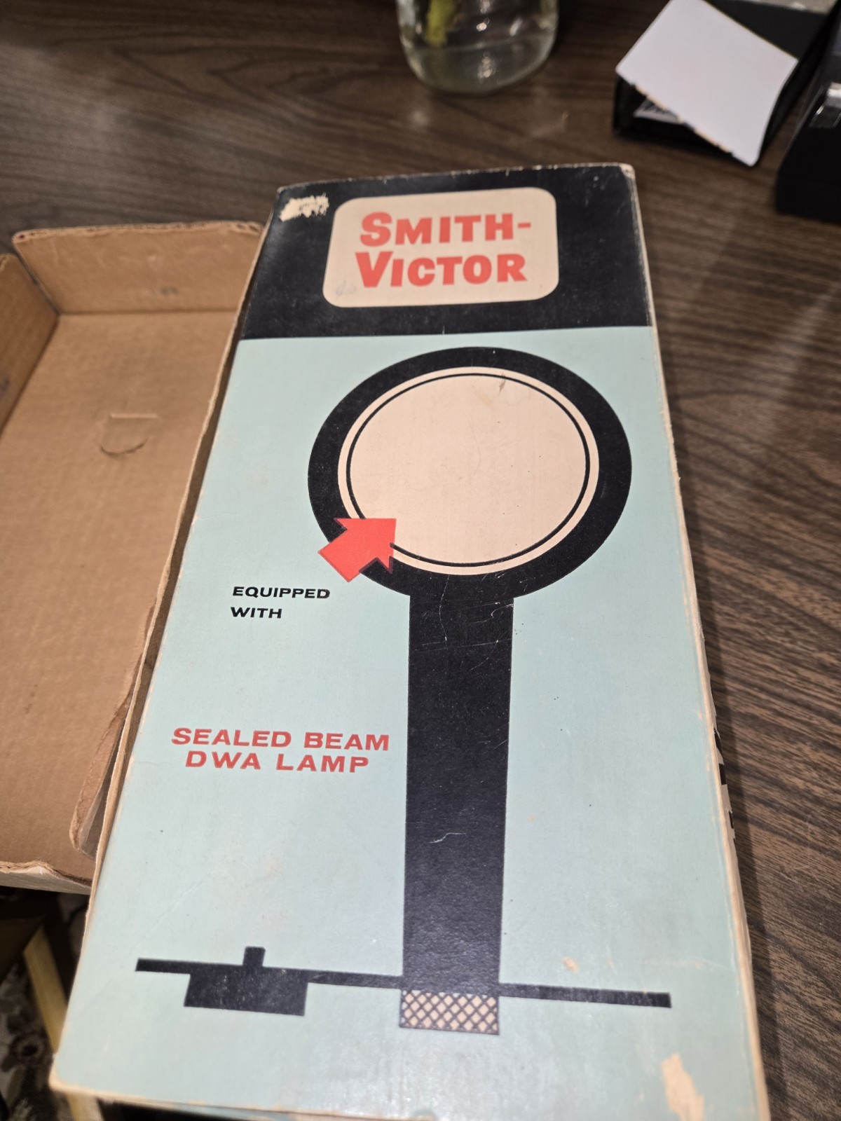 Smith Victor L-5 Movie Light Sealed Beam Dwa Lamp In Box Vintage