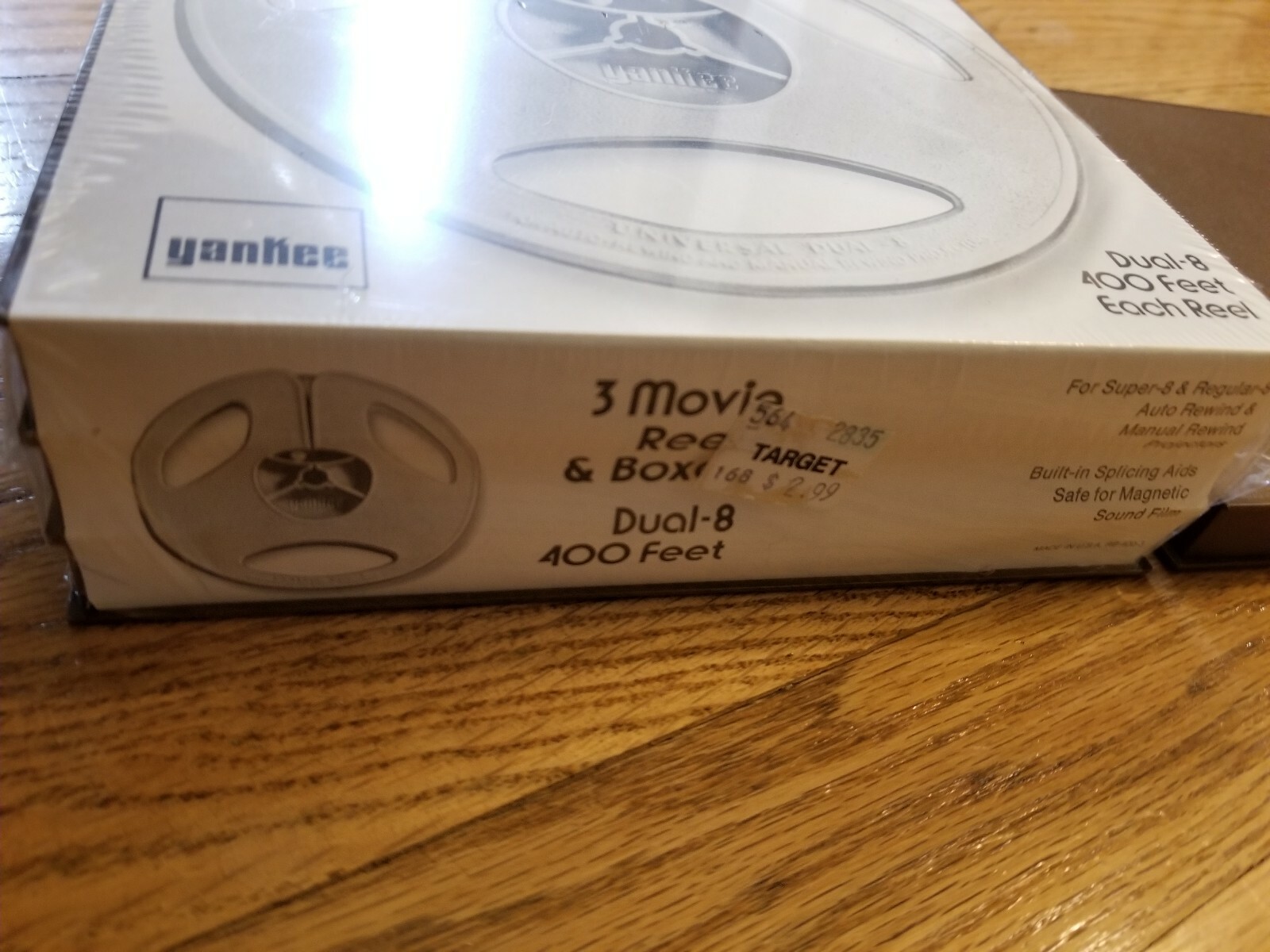 Vintage NIB Factory Sealed Yankee Movie Reels Set of 3 Reels and Boxes Dual-8