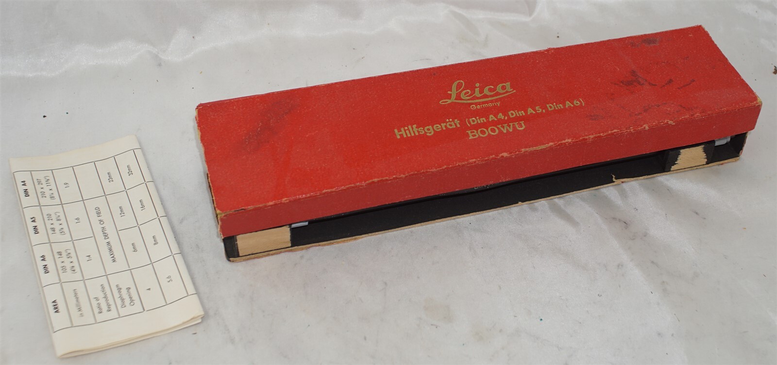 Leica BOOWU Copy Unit stand in box Screwmount Camera Version