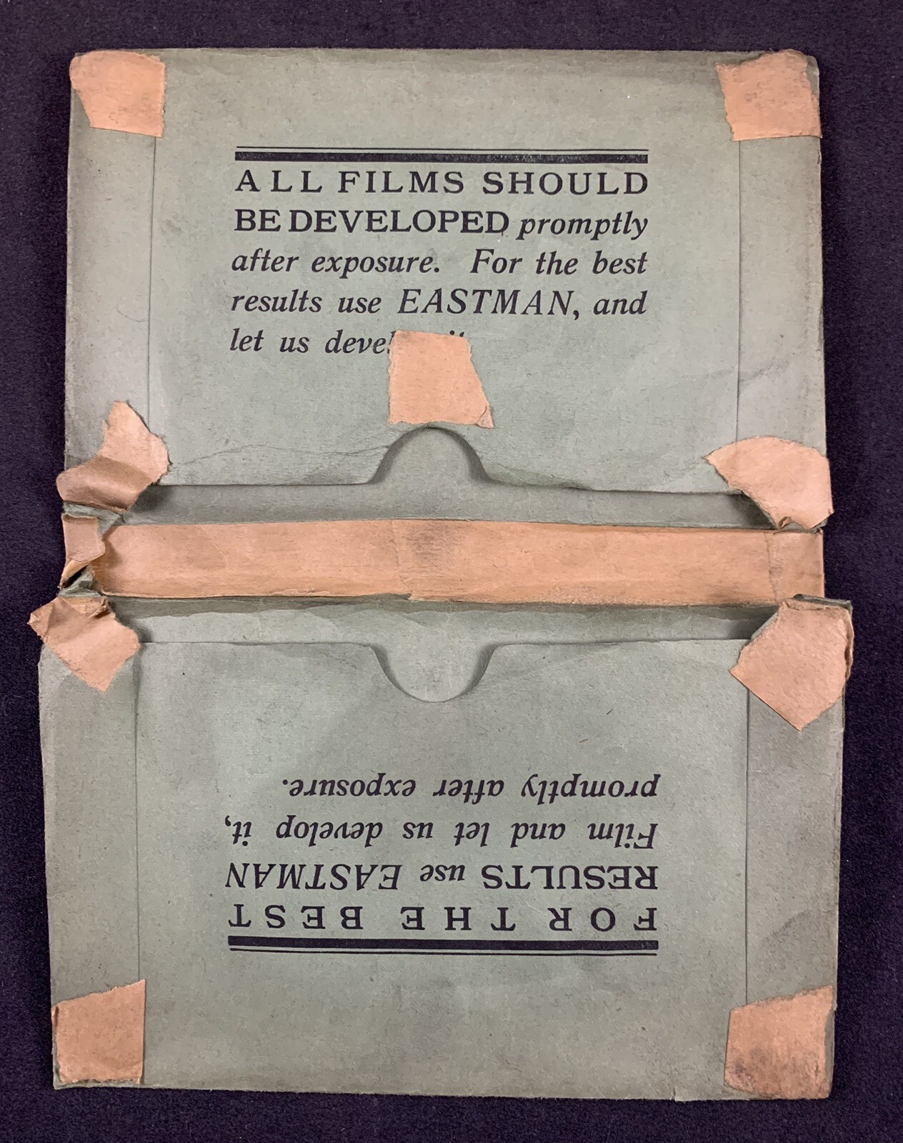 Vintage H.F. Snyder Kodak Film Developer Envelope Vandergrift, PA