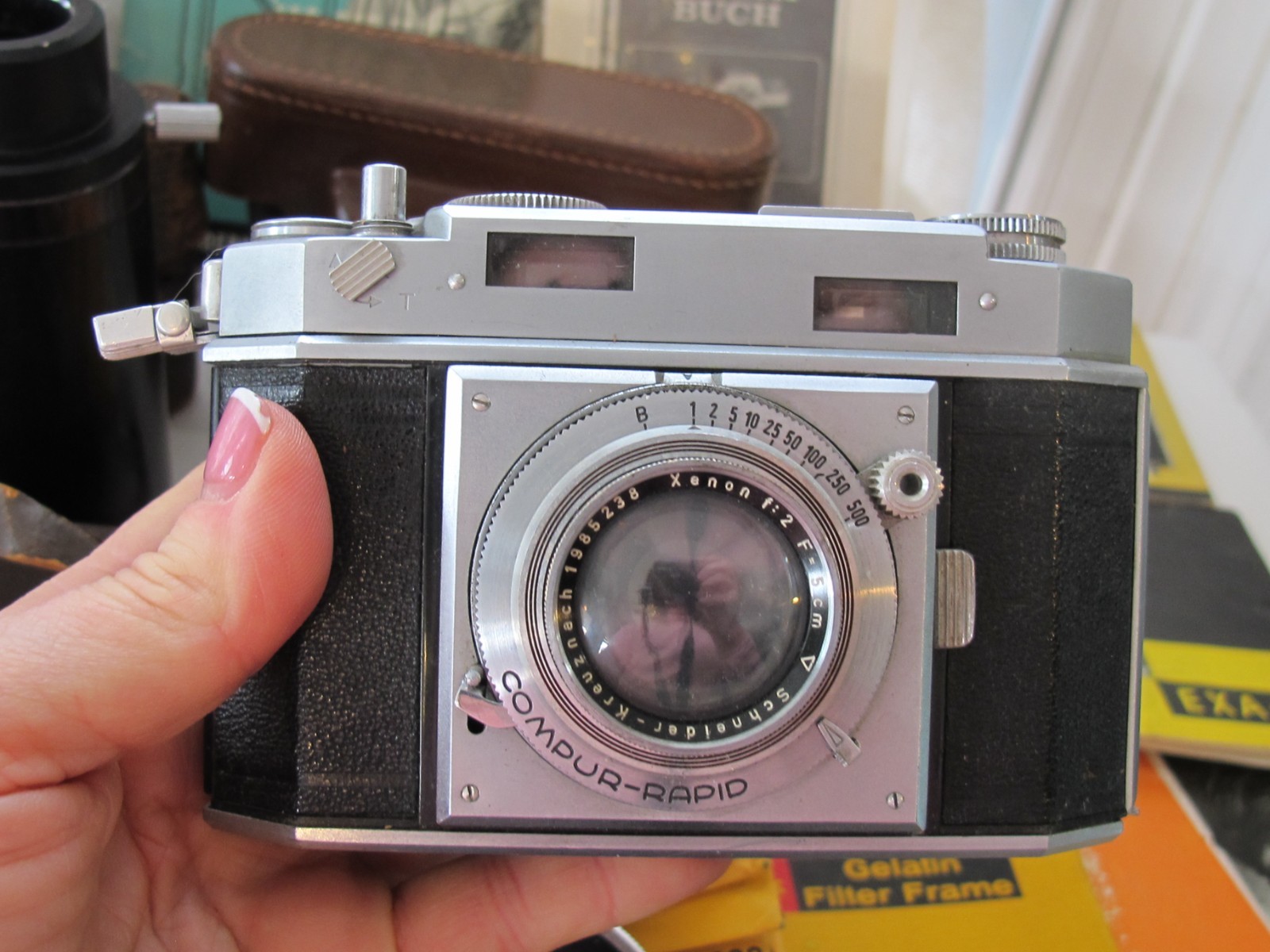 LOT Agfa Karat 36 Zeiss Voigtlander Ihagee Case Manual Film Holder Mixed Group