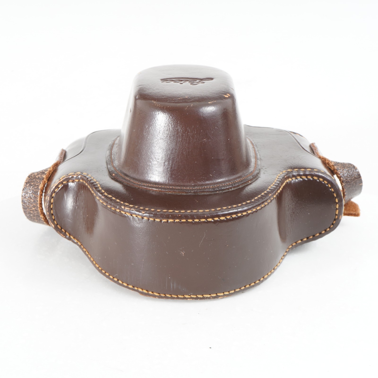 :LEICA EVEREADY LEATHER CASE (EFGOO) FOR LEICA IIIc & IIIf w/ VIOOH Finder (2)