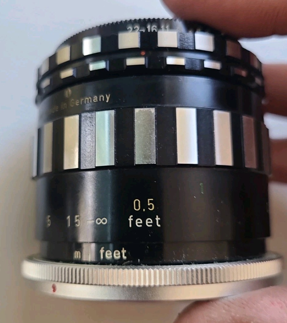 Vintage Schacht Ulm-Donau M – Travenar Lens 1:2.8 / 50mm With Case EXA Bayonet?