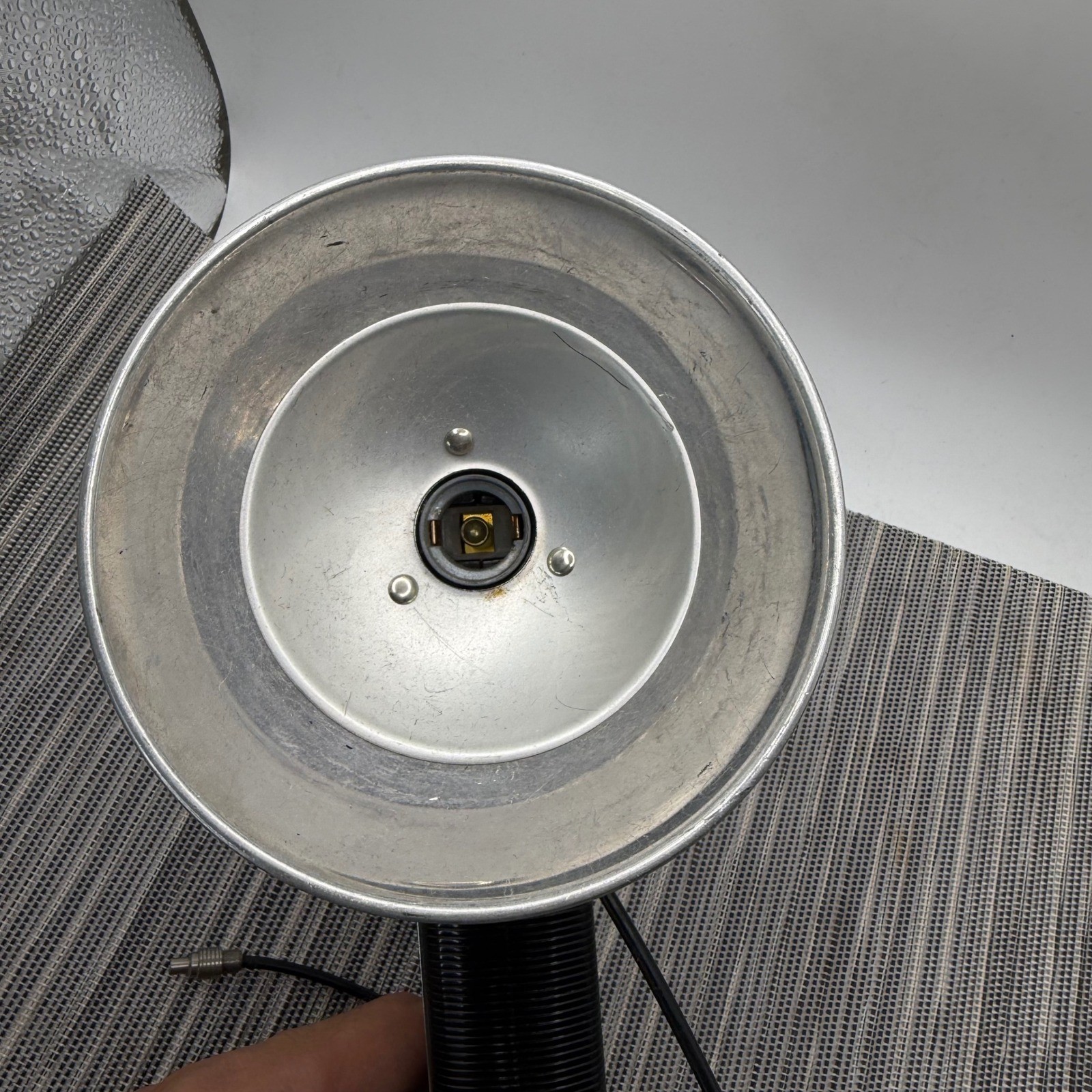 Vintage Ansco Handheld Camera Flash Unit with Reflector and Sync Cord Retro Gear
