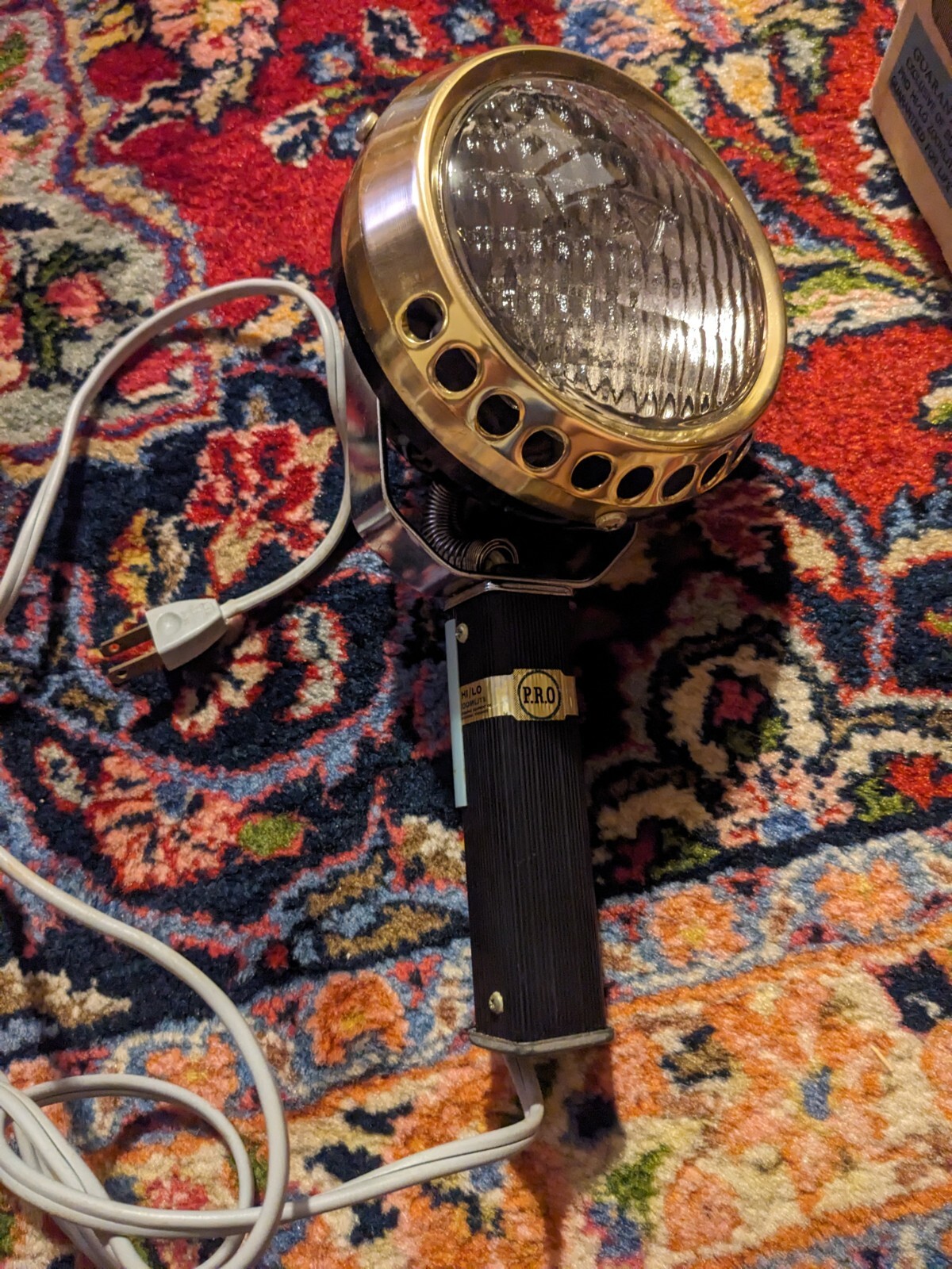 Sylvania Spotlight Pro Hi Low Zoom Photographic Research Equipment Vtg Decor