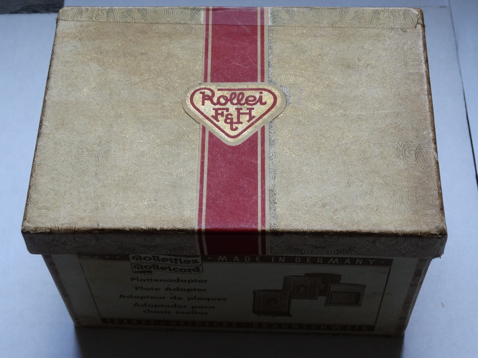 Rolleiflex Rolleicord Plate Adapter Set (12) w/ Orig Box, Germany – New, Un-used