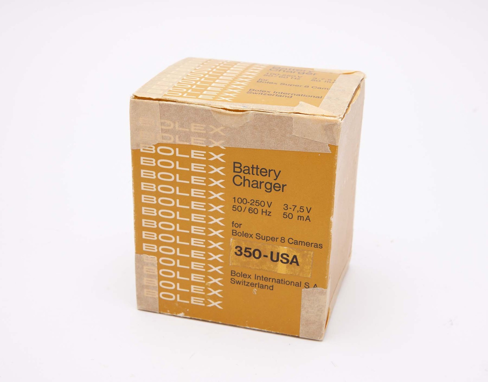 BOLEX 350 USA Battery Charger – BOLEX Super 8 Cameras – Original Box