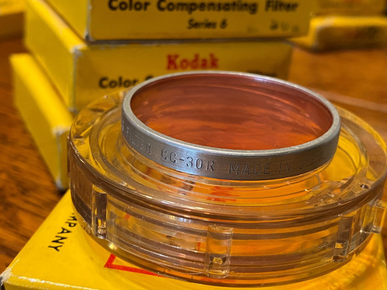 Vintage Kodak Series 6 30R Color Compensating Filter
