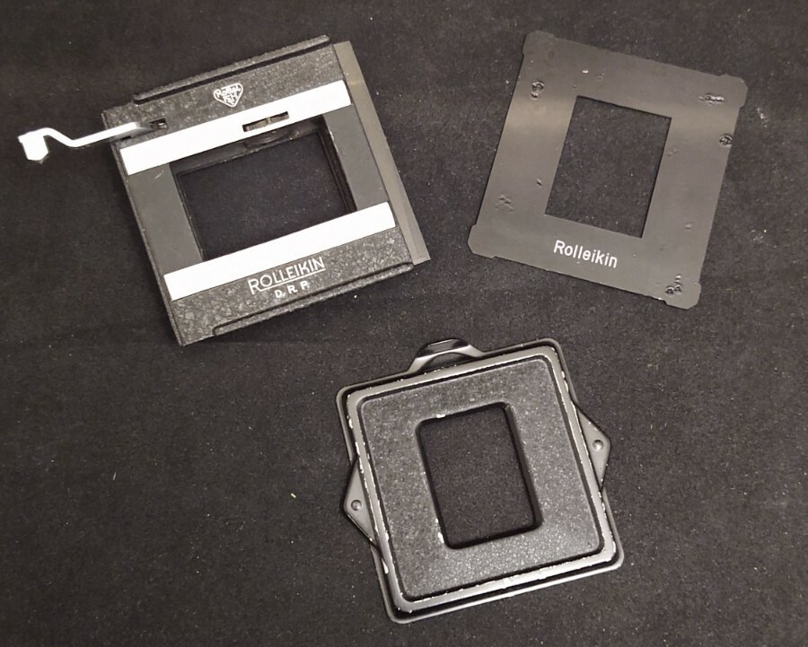 Rolleikin DRP 35mm Conversion Adapter Kit Rolleicord Hard Case Franke & Heidecke