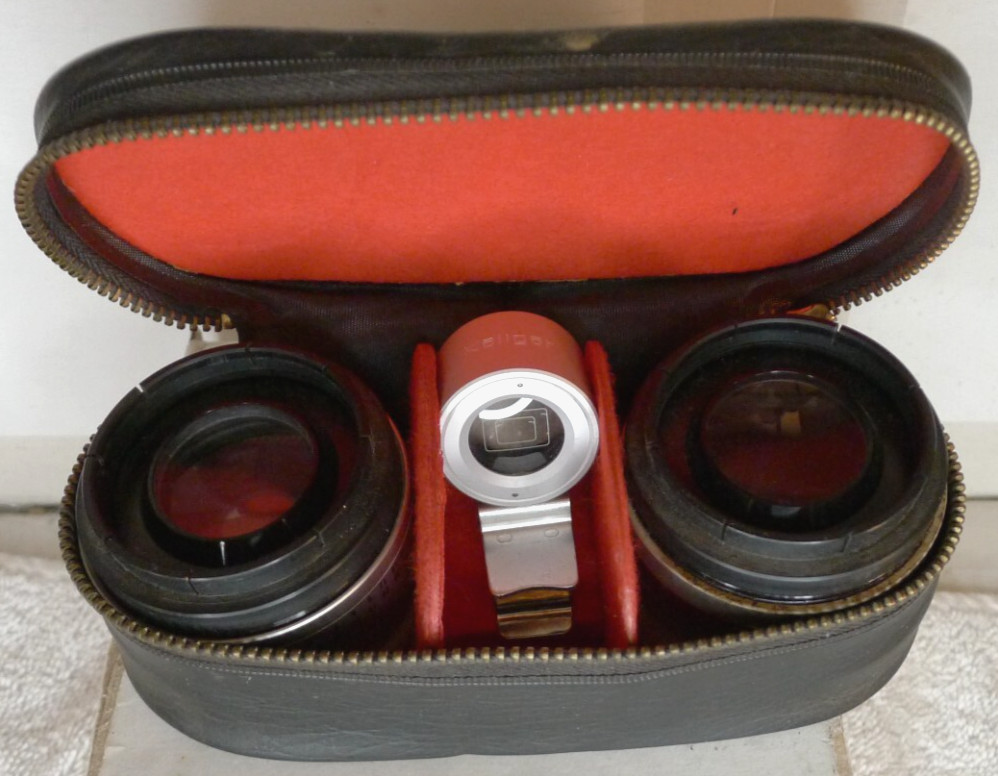 Kaligar Aux Telephoto & Wide Lens Set +Finder &Case for Polaroid 100 101 103 104