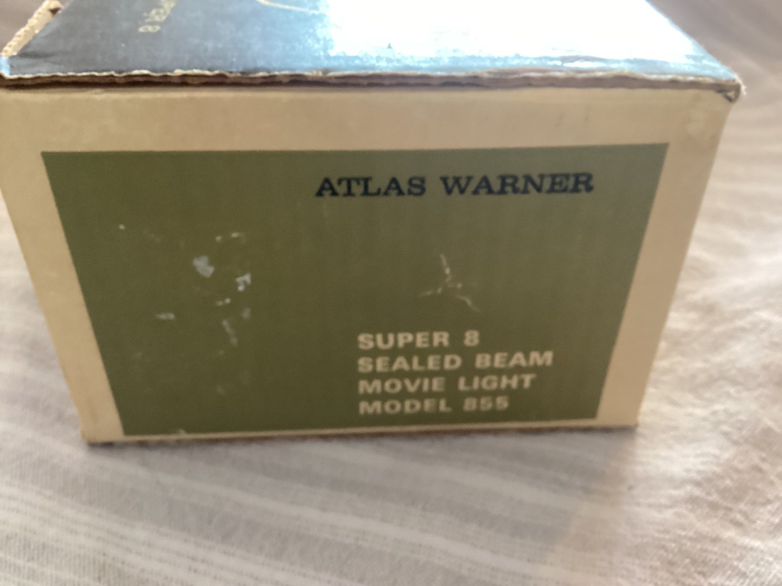Vintage 1960s MCM Atlas Warner Super 8 Sealed Beam Movie Light Model 855