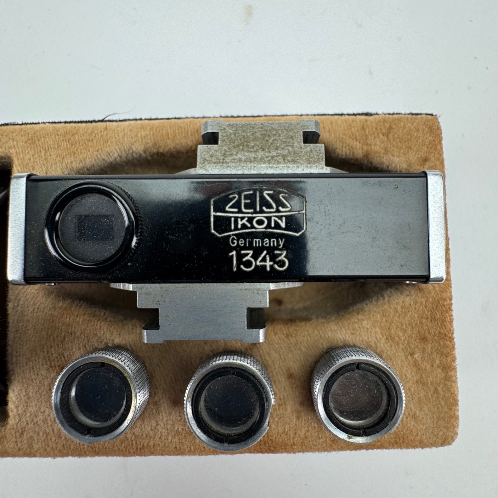 Zeiss Ikon 1343 Contameter Close-Up Filter Set Case for Contax Contaflex Camera