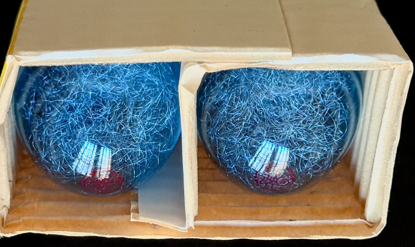 Vintage General Electric Blue Rhenium Flashbulbs / Box of 12 Unused / #5B