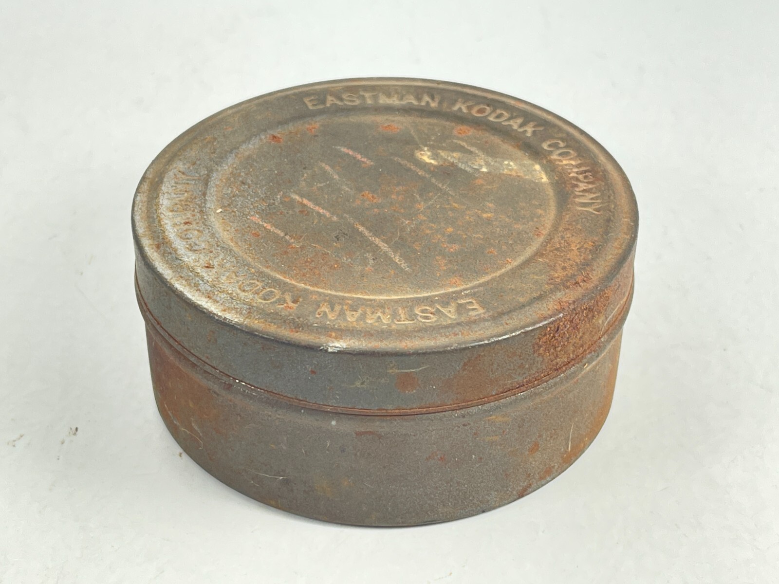 Vintage Eastman Kodak Company Thick 1.75″ T x 3-7/8″ Diam Film Can Canister L2
